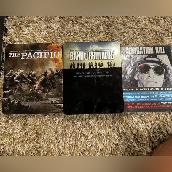 Band of Brothers, the Pacific generation kill Blu-ray